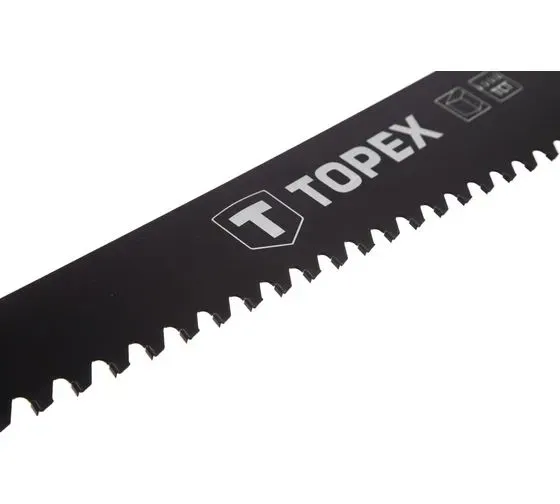 Пила-ножовка для ячеистого бетона с твердосплавными накладками, 17 TPI, 600 мм Topex 10А760 - фото